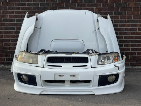 JDM Subaru Forester Cross Sport Front End Conversion Bumper Lip Headlights Fenders Hood Grille Fogs 2003-2005 SG5