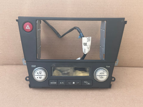 JDM Subaru Legacy 2005-2009 Outback Climate Control Din Dual Double Bezel Hazard