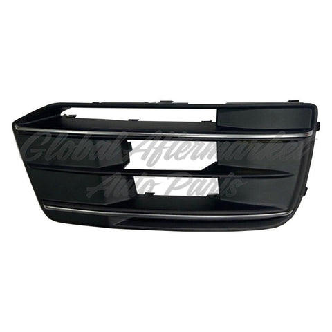 GRILLE LOWER FR RH TEXTURED MATTE BLACK W/CHROME TRIM W/O ADAPTIVE CRUISE