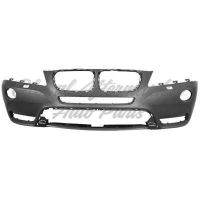 BUMPER FR PRIMED W/HEAD LAMP WASHER W/O M PKG CAPA