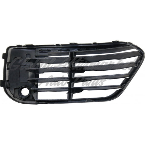 GRILLE LOWER LH PTD BLACK W/SILVER MOULDING W/SENSOR X-LINE MODEL