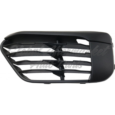 GRILLE LOWER LH MATTE BLACK W/O SENSOR BASE MODEL