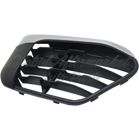 GRILLE LOWER RH PTD BLACK W/SILVER MOULDING W/O SENSOR X-LINE MODEL