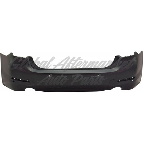 BUMPER RR PRIMED W/O PARK ASSIST W/PARK DISTANCE/TRIM LINES (FOR 530 SERIES W/O M-PKG)