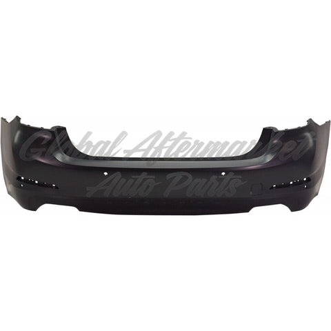 BUMPER RR PRIMED W/O PARK ASSIST W/PARK DISTANCE/TRIM LINES (FOR 540 SERIES W/O M-PKG)