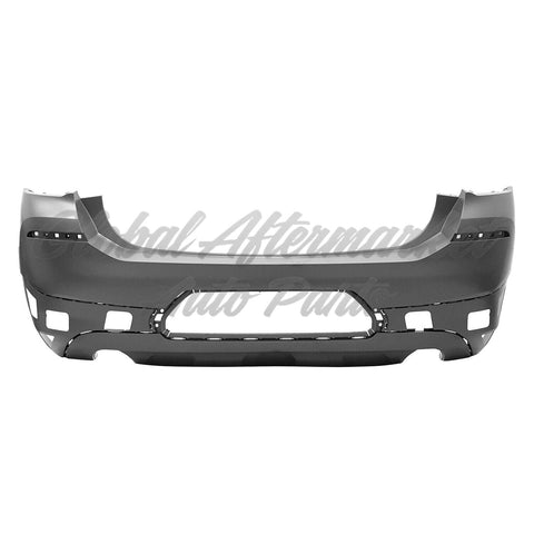 BUMPER RR PRIMED PTM W/O REVERSE CAMERA/PARK ASSIST SENSOR/M-PKG