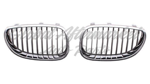 GRILLE LH CHROME.BLACK