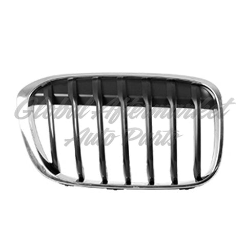 GRILLE RH MATTE BLACK W/CHROME FRAME W/O M-PKG