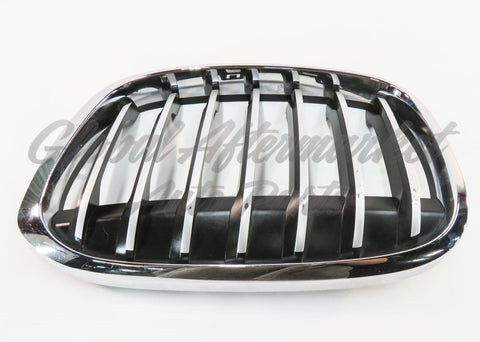 GRILLE LH MATTE BLACK W/CHROME FRAME W/O M-PKG