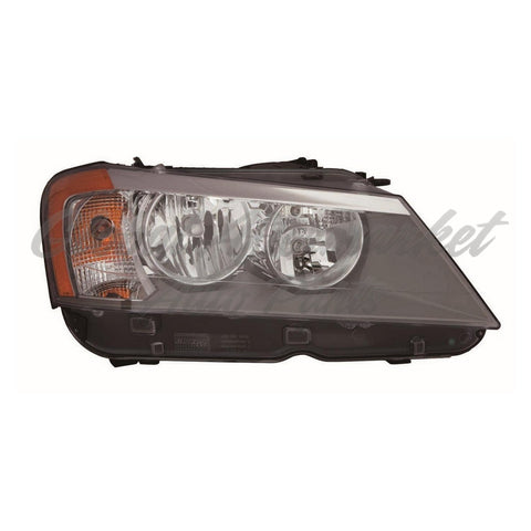 HEAD LAMP RH HALOGEN HQ