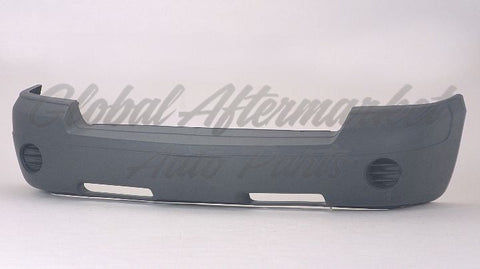 BUMPER FR TEXTURED GRAY W/O FOG W/O MOULDING