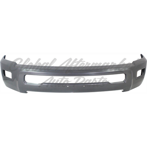 BUMPER FACE BAR FR PAINTED GRAY W/FOG LAMP HOLE