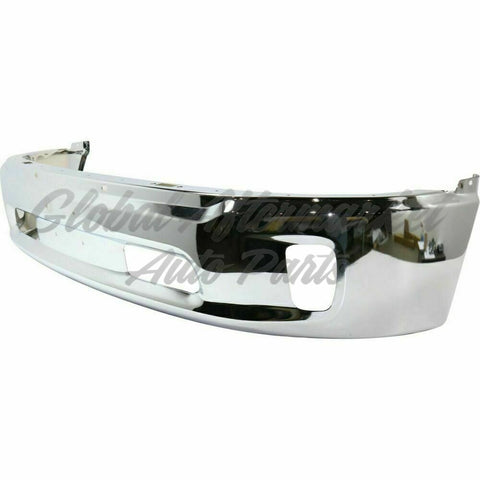 BUMPER FACE BAR FR CHROME W/O SENSOR W/FOG LAMP HOLE CAPA