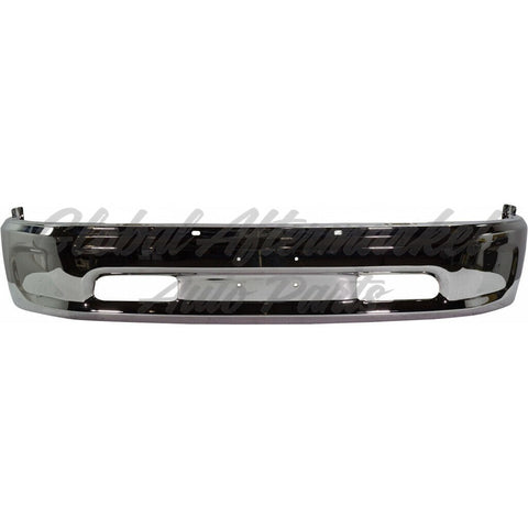 BUMPER FACE BAR FR CHROME W/O SENSOR W/O FOG LAMP HOLE