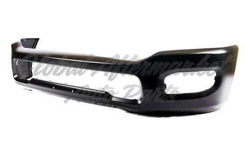 BUMPER FACE BAR FR STEEL BLACK/PTM FOR USE W/O HITCH EXCLUDE POWER WAGON