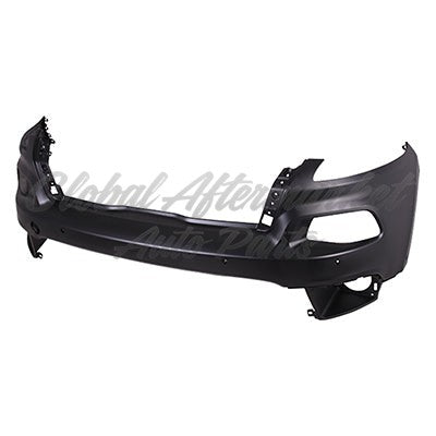 BUMPER UPPER FR PRIMED W/SENSOR/TOW/ADVANCED PARK W/O WASHER HOLE EXCLUDE TRAILHAWK CAPA