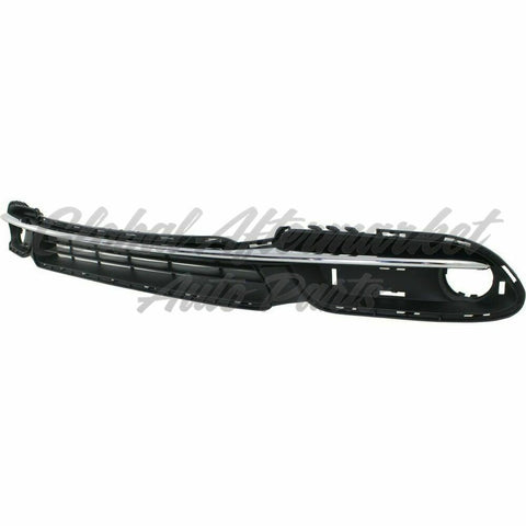 GRILLE LOWER MATT-BLACK W/CHROME MLDG