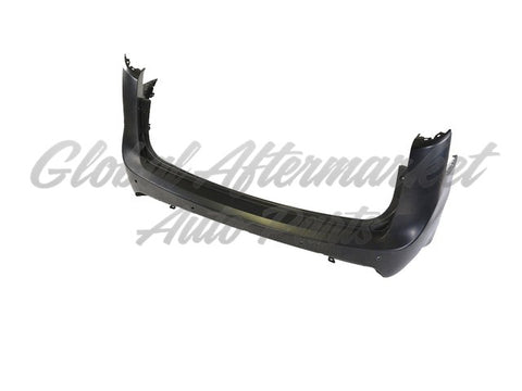BUMPER RR UPPER PRIMED W/O PARALLEL PARK SENSOR / BLIND SPOT BRACKETS W/4 SENSORS EXCLUDE L/LX