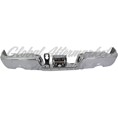 BUMPER RR ASSY W/O SENSOR CHROME FINISH 1500 MODEL W/ DUAL EXHAUST