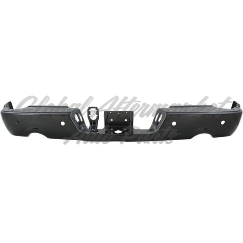 BUMPER FACE BAR RR BLACK PTM W/SENSOR FOR 1500 W/ DUAL EXHAUST