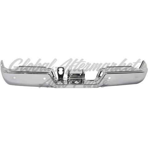 BUMPER RR ASSY CHROME W/SENSOR W/O DUAL EXHAUST