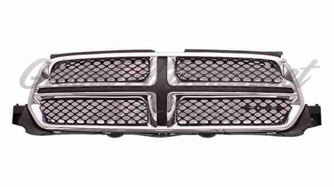 GRILLE CHROME PAINTED BLACK W/ACCENT COLOUR