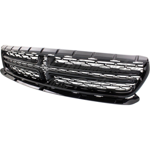 GRILLE FR PTD BLACK CROSSHAIRS AND MOULDING EXCLUDE SCAT PACK/SRT/HELLCAT MODEL
