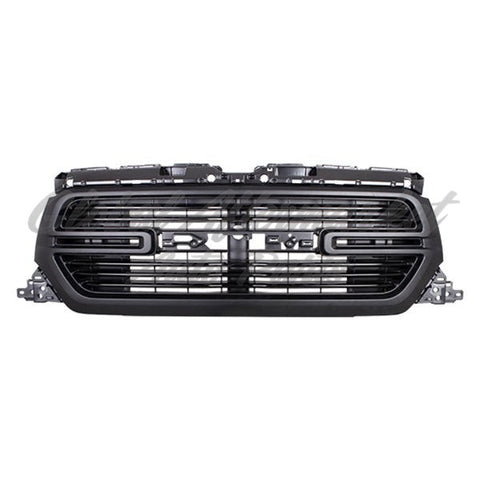 GRILLE FR MATTE DARK GRAY W/O SURROUND VIEW CAMERA