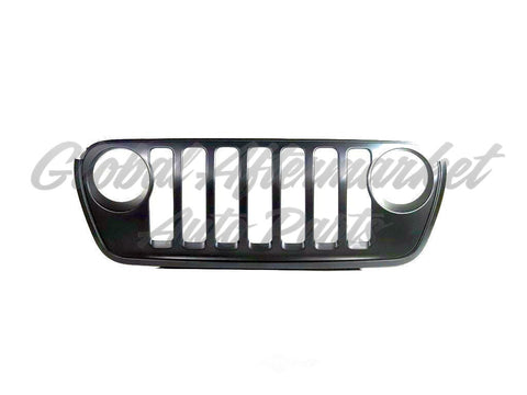 GRILLE FR PRIMED BLACK W/CAMERA W/O TRIM RING MOLDINGS