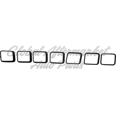 GRILLE TRIM RING SET PTD BLACK 7-PC FOR SRT/TRACKHAWK