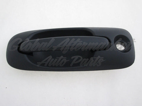 DOOR HANDLE FR LH OUTER W/KEY HOLE TEXTURED BLACK