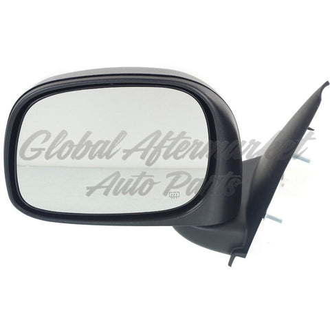 DOOR MIRROR LH POWER HTD TEXTURED W/O TOW MANUAL FOLD