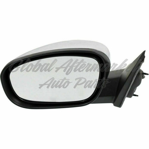 DOOR MIRROR LH POWER HTD CHROME