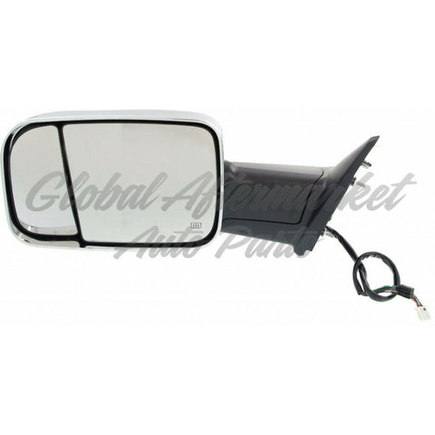 DOOR MIRROR LH POWER CHROME HTD W/AMBIENT/SIGNAL/PUDDLE LAMP/MEMORY/TOW