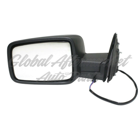 DOOR MIRROR LH POWER TEXTURED HTD W/O SIGNAL/TRAILER TOW W/TEMP SENSOR