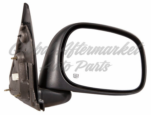 DOOR MIRROR RH POWER HTD TEXTURED W/O TOW MANUAL FOLD