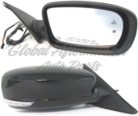 DOOR MIRROR RH POWER HTD PTM W/MEMORY/PUDDLE LAMP/ POWER FOLD