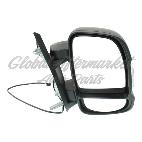 DOOR MIRROR RH MANUAL BLACK W/SIGNAL/TEMPERATURE SENSOR NON-EXTENDING/ MANUAL FOLD W/O HEAT