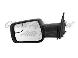 DOOR MIRROR RH POWER TEXTURED W/BLIND SPOT/SIGNAL/PUDDLE LAMP/TEMP SENSOR TOW STYLE