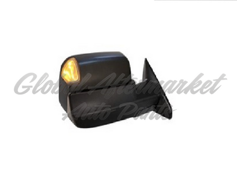 DOOR MIRROR RH POWER HTD TEXTURED W/MEMORY/PUDDLE LAMP/POWER FOLD/SIGNAL/SPOT LAMP W/O LOGO