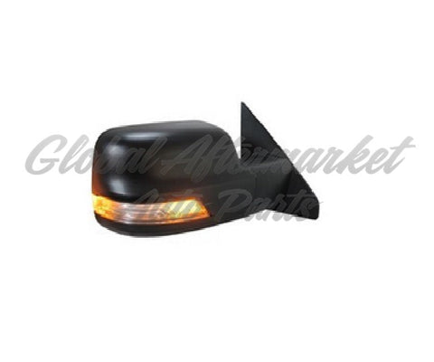 DOOR MIRROR RH POWER TEXTURED HTD W/BLIND SPOT/PUDDLE LAMP/SIGNAL