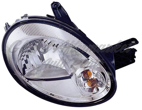HEAD LAMP LH CHROME BEZEL W/O LEVELING HQ