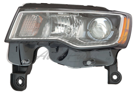 HEAD LAMP LH HALOGEN STD TYPE W/CHROME BEZEL HQ