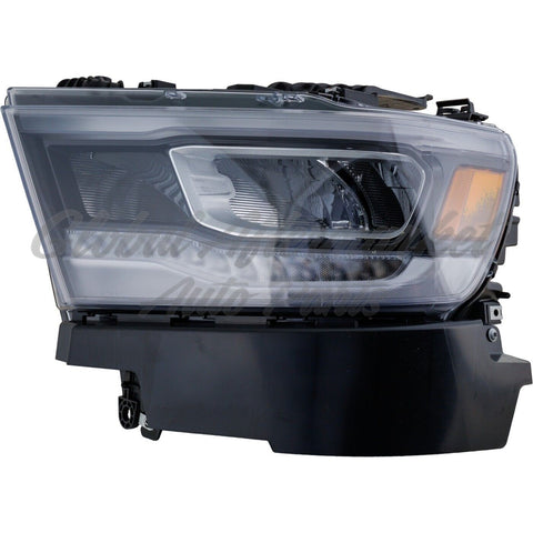 HEAD LAMP LH LED CHROME BEZEL REFLECTOR TYPE W/O LOGO CAPA