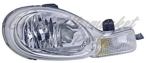 HEAD LAMP RH CHROME HOUSING