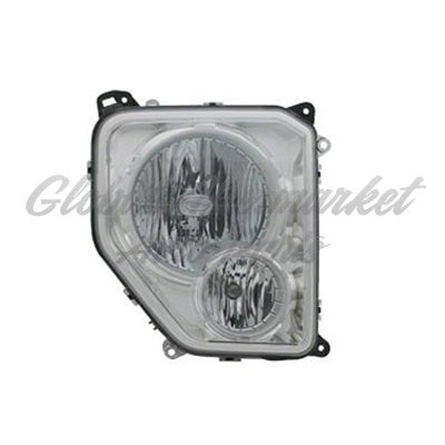 HEAD LAMP RH W/FOG CHROME BEZEL HQ