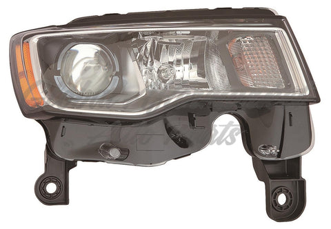 HEAD LAMP RH HALOGEN STD TYPE W/CHROME BEZEL