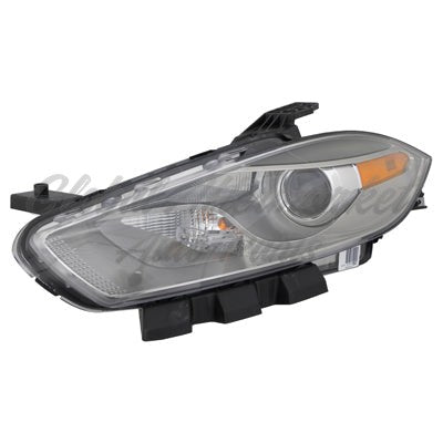 HEAD LAMP LH XENON W/CHROME TRIM HQ