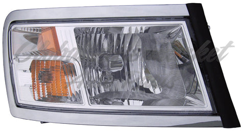 HEAD LAMP RH W/O BLACK BEZEL CAPA