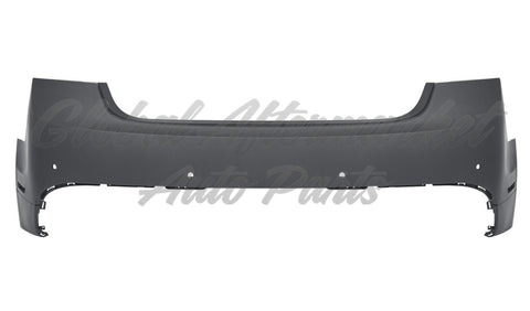 BUMPER RR PRIMED PTM W/PARK ASSIST SENSOR